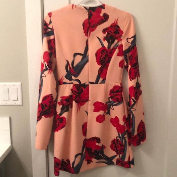 A-LINE FLORAL MINI DRESS - Picture 7 of 7